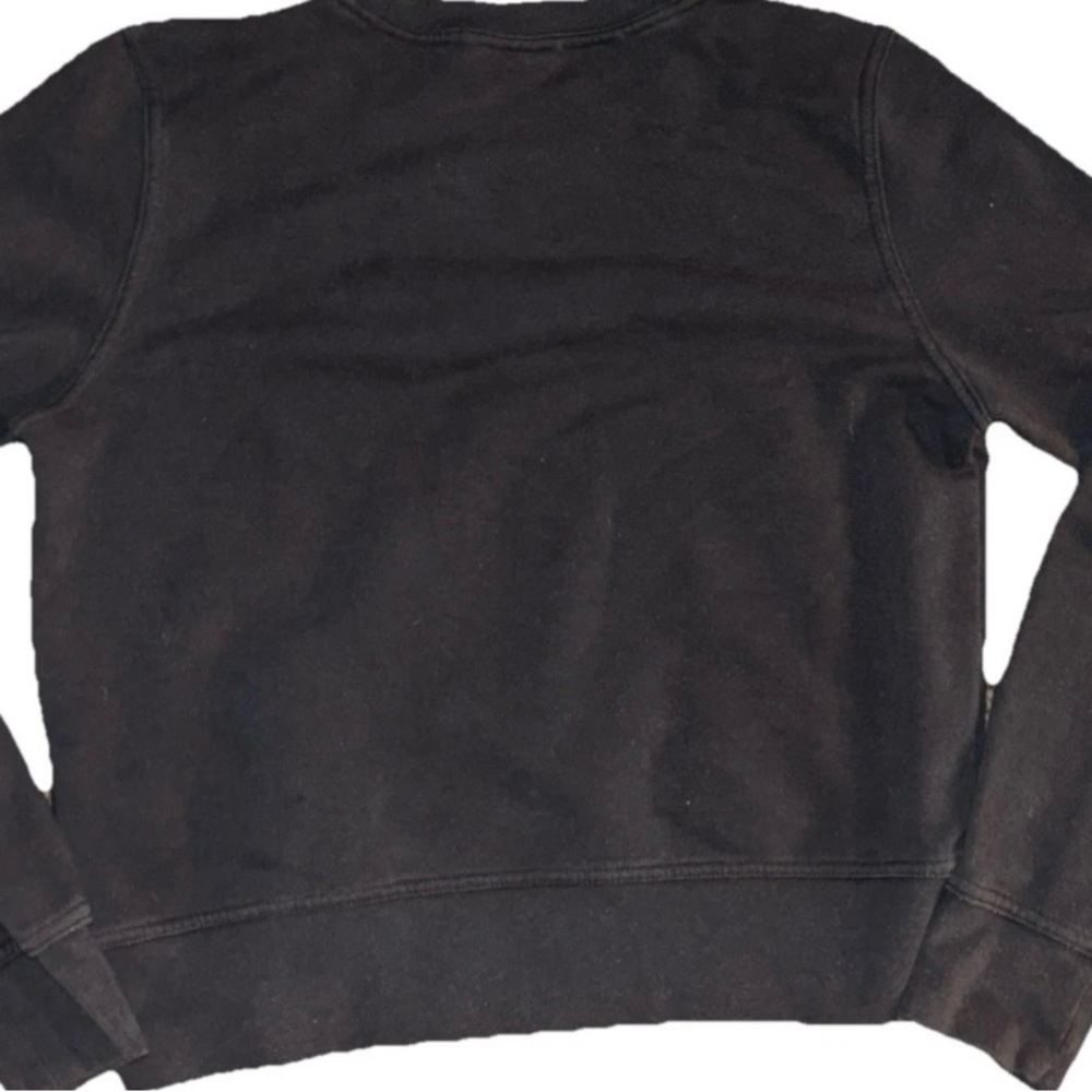 Vintage Y2K Nike Center Swoosh Black Crewneck Sweatshirt Women XS dri-fit - Picture 6 of 6